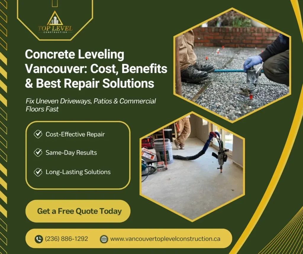 Concrete Leveling Vancouver Experts Near You
