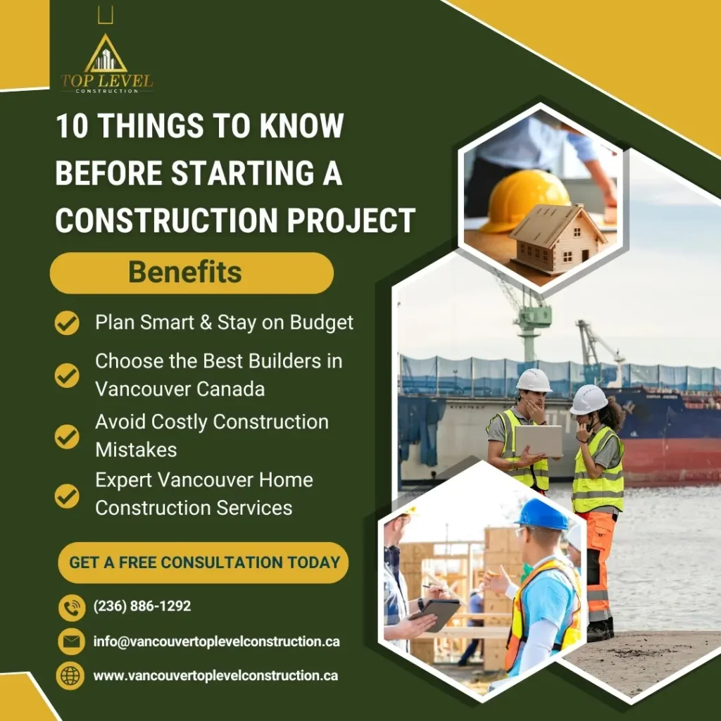 Best builders in Vancouver Canada working on residential construction project