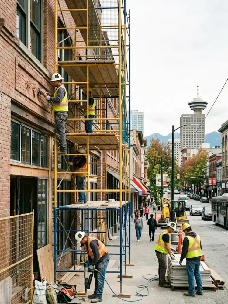 Construction Services on Hastings Street